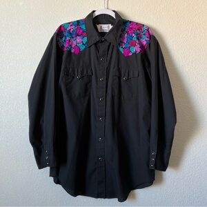 H bar C button up western long sleeve